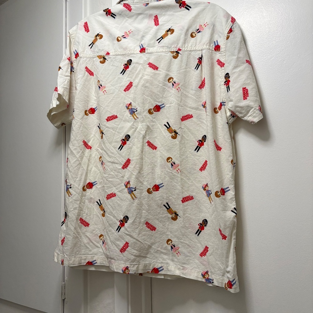 Stranger Things Button Down Shirt - Size Medium - image 2